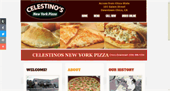 Desktop Screenshot of celestinosnypizza.com